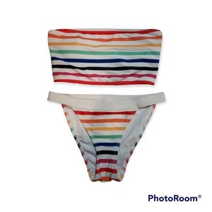 Rainbow bathing suit